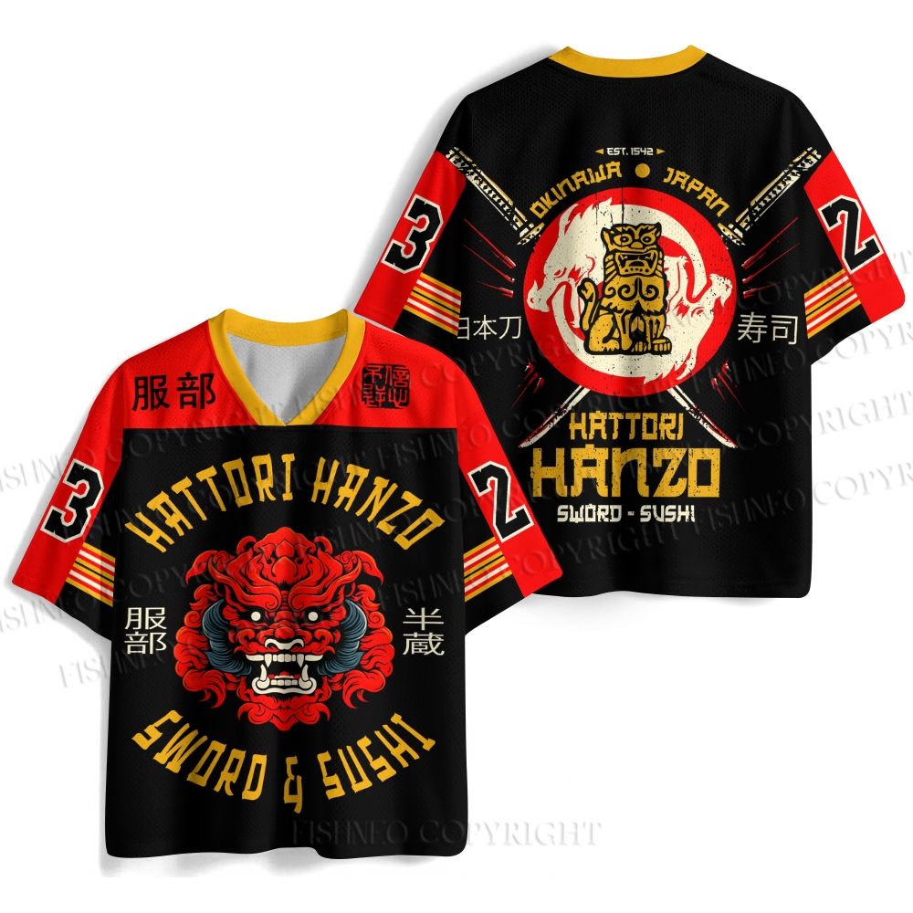 Hattori Hanzo Printed Jersey Shirts