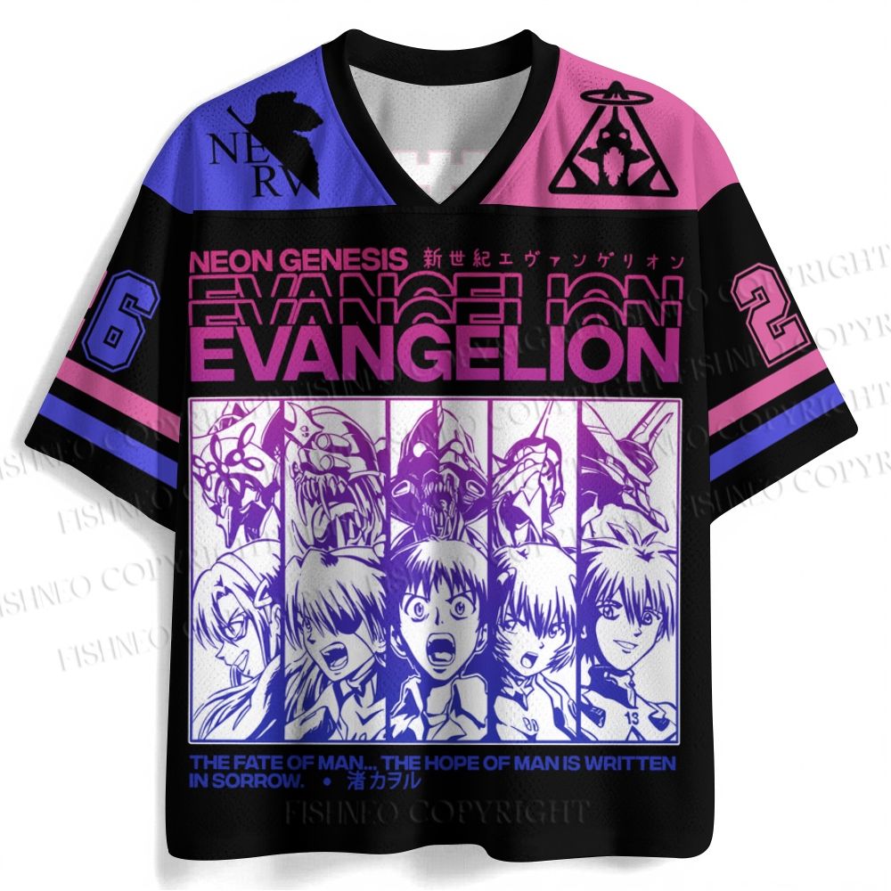 Neon Genesis Evangelion Jersey Shirts