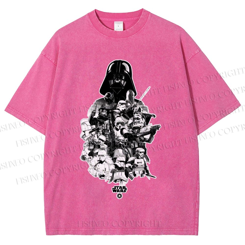 Unisex Star Wars Darth Vader Printed Washed Tee