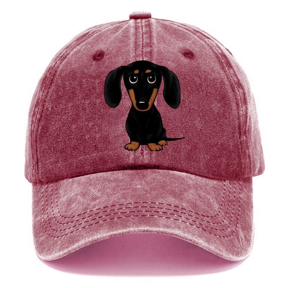 Retro Dachshund Classic Cap