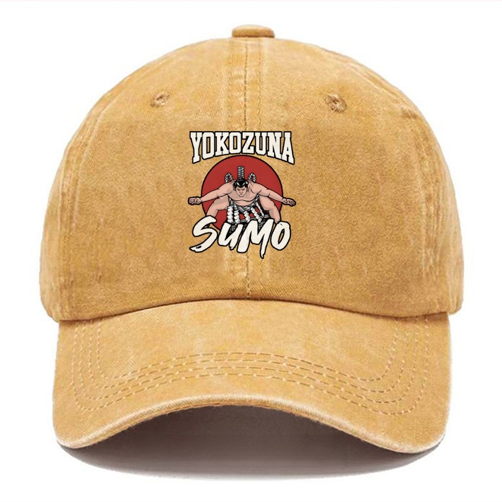 Tokyo-Tiger Yokozuna Sumo Washed Cap