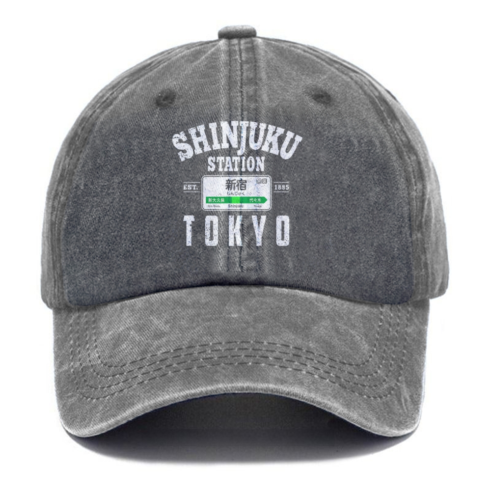  Shinjuku Station Yamanote Line Washed Cap