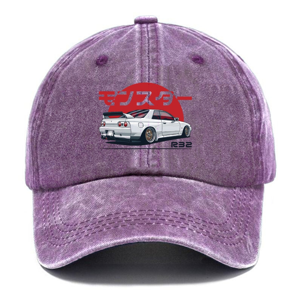  Monster. Skyline R32 GTR Washed Cap