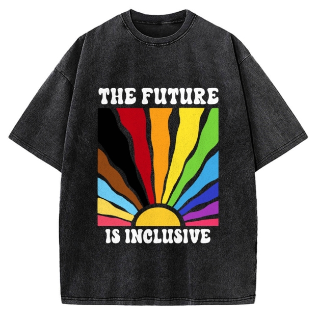 Pride Future Is Inclusive Vintage Washed T-shirt