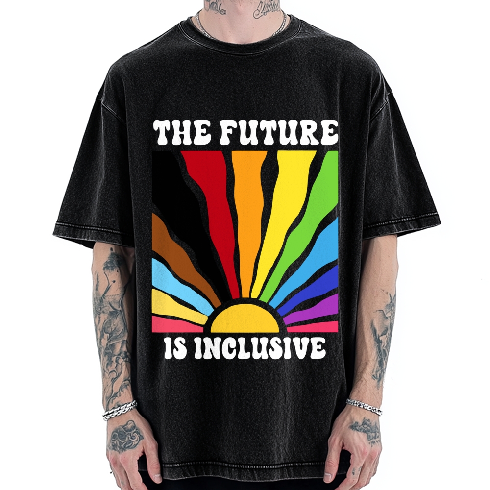 Pride Future Is Inclusive Vintage Washed T-shirt