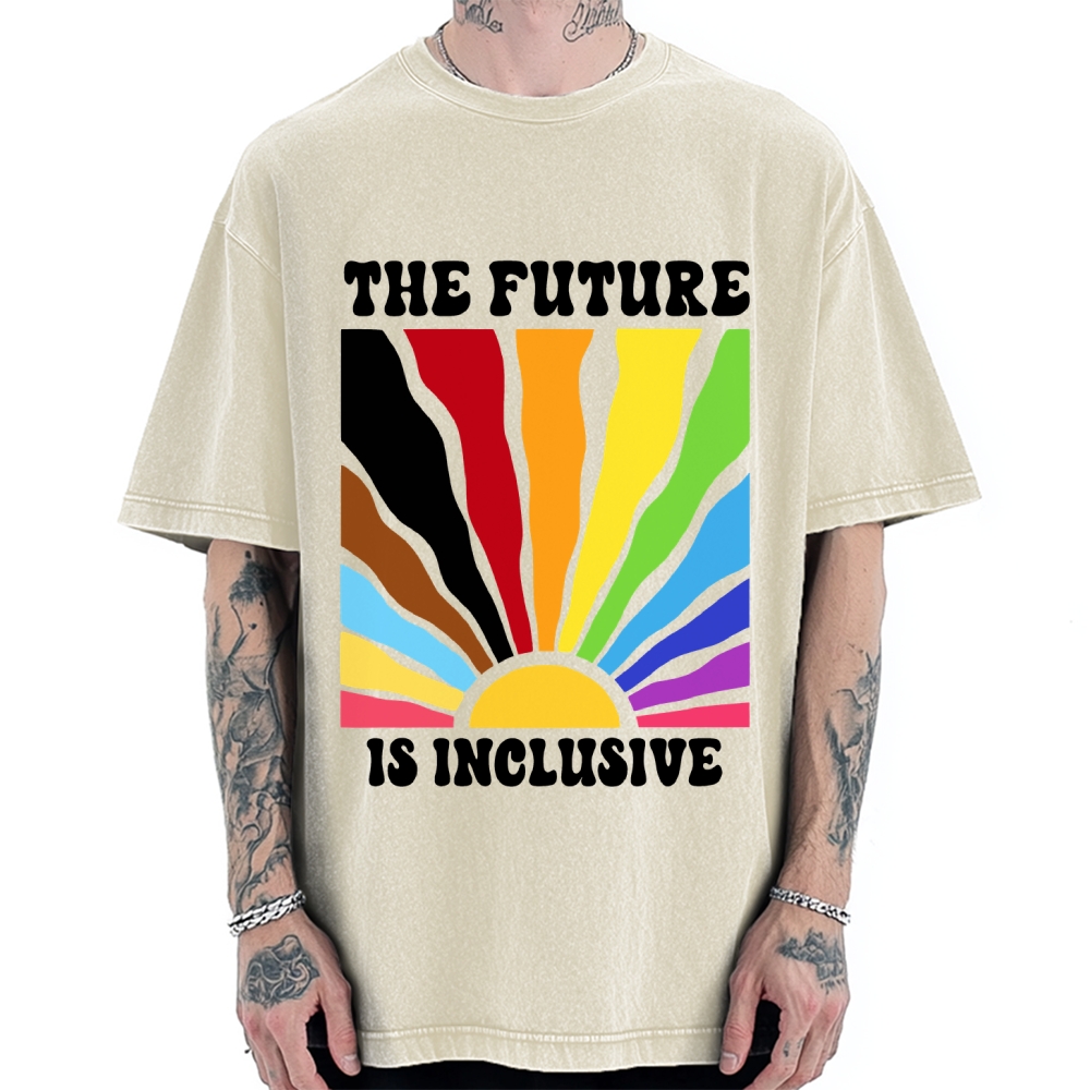 Pride Future Is Inclusive Vintage Washed T-shirt
