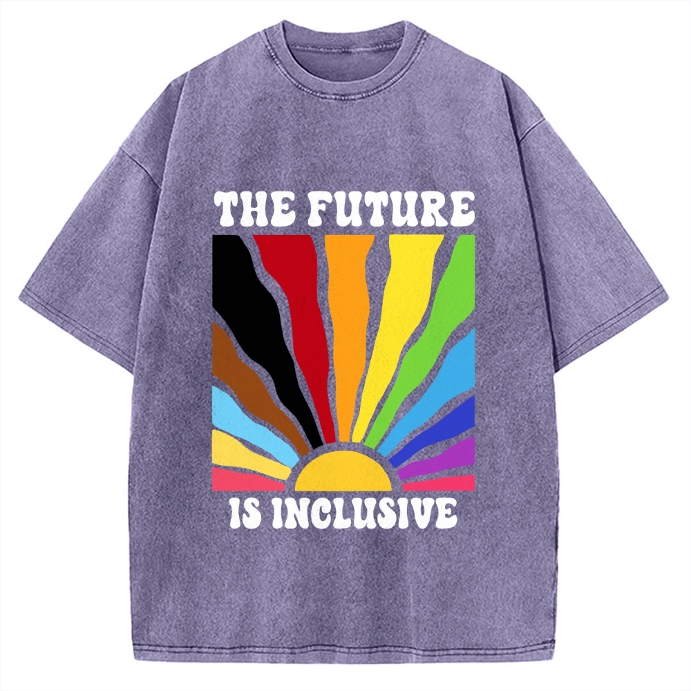 Pride Future Is Inclusive Vintage Washed T-shirt