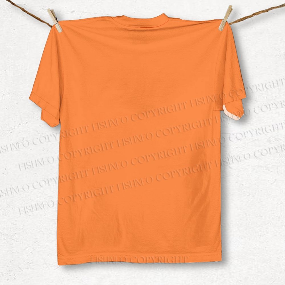 Unisex Panther And Tiger Japanese Printed Classic Cotton T-shirt