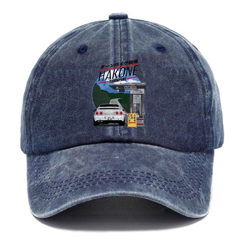  Hakone Nissan Skyline R32 JDM Washed Cap