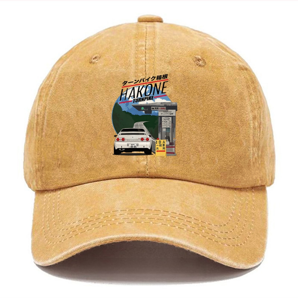  Hakone Nissan Skyline R32 JDM Washed Cap