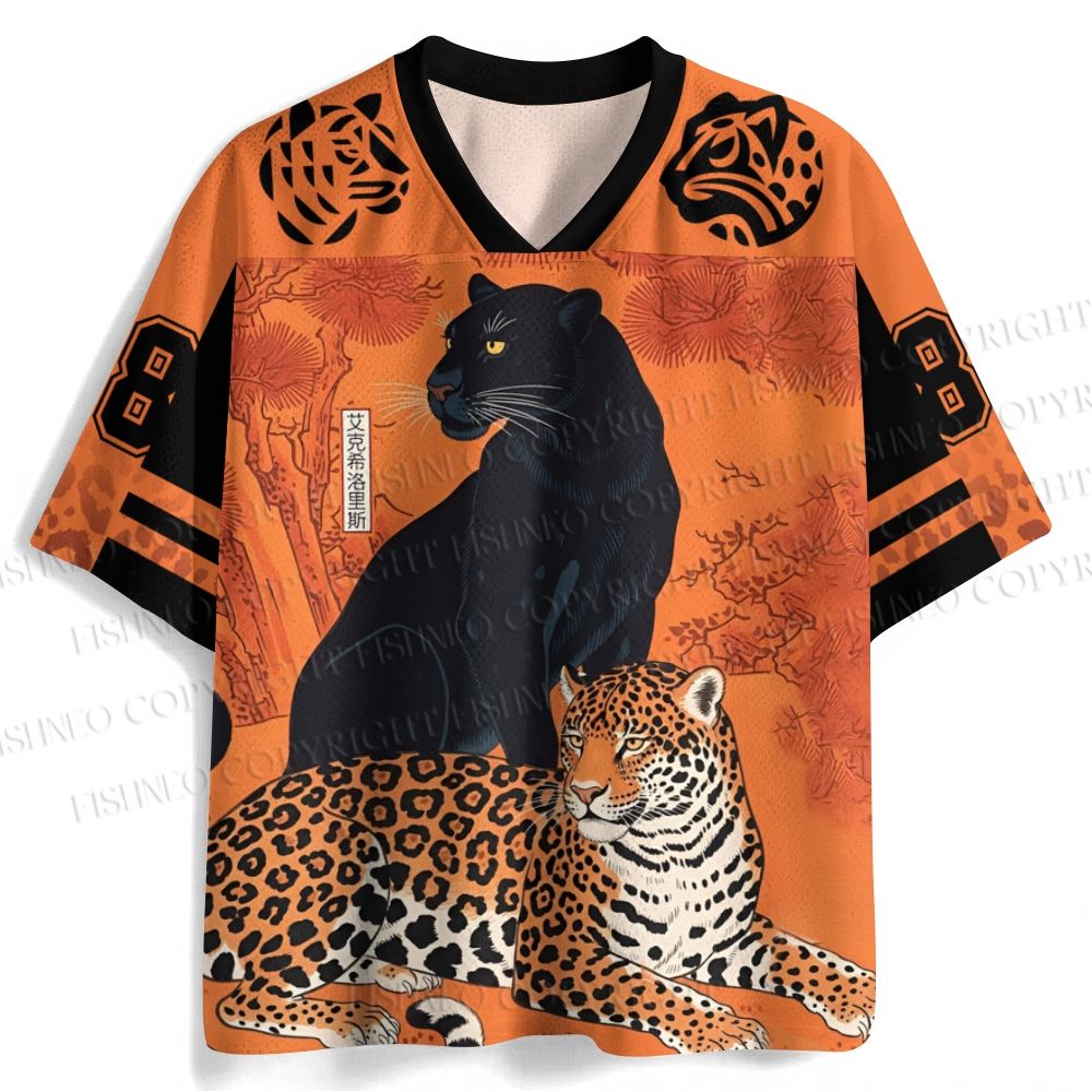 Panther And Tiger Japanese Jersey Shirts