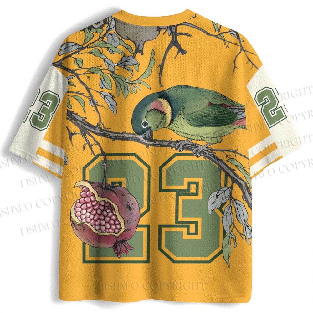 Vintage Bird in Tree Jersey Shirts