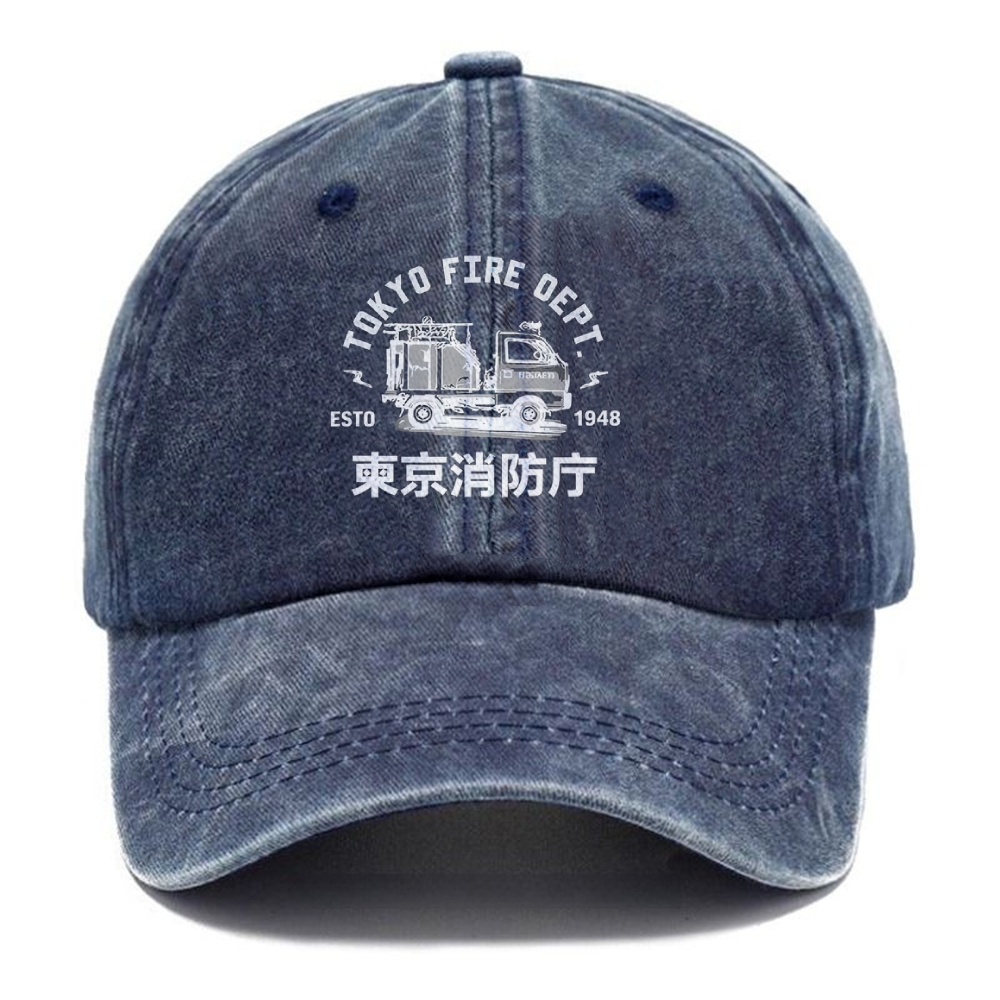  Tokyo Fire Dept Washed Cap
