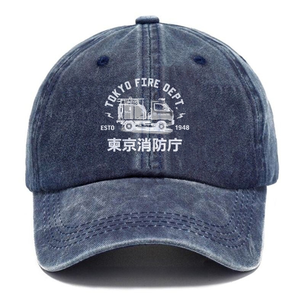  Tokyo Fire Dept Washed Cap