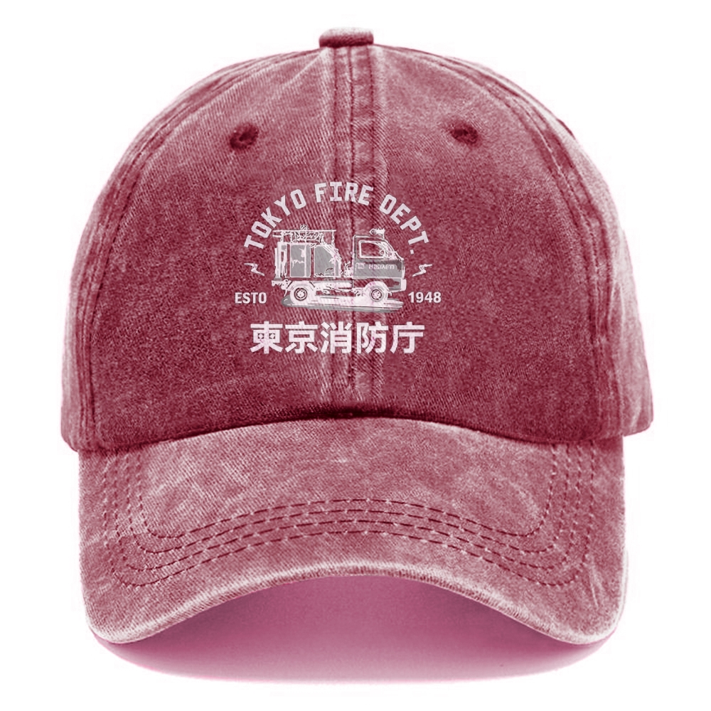  Tokyo Fire Dept Washed Cap