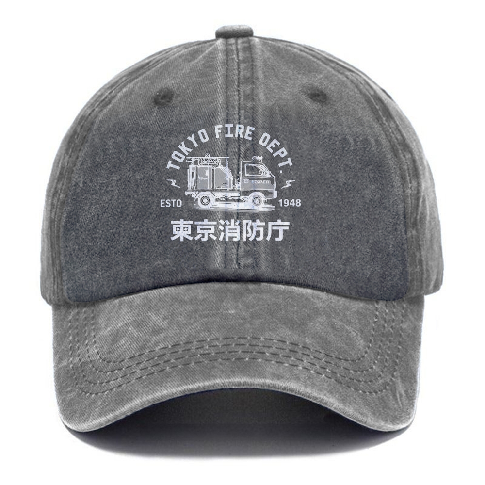  Tokyo Fire Dept Washed Cap