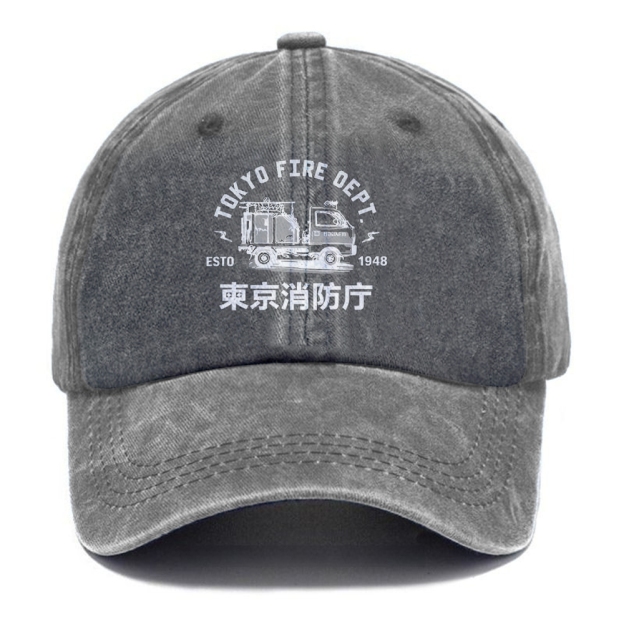  Tokyo Fire Dept Washed Cap