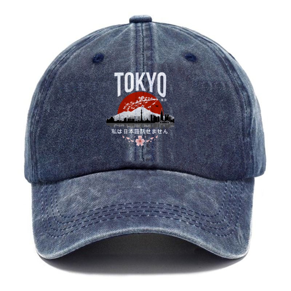 I don’t speak Japanese Washed Cap