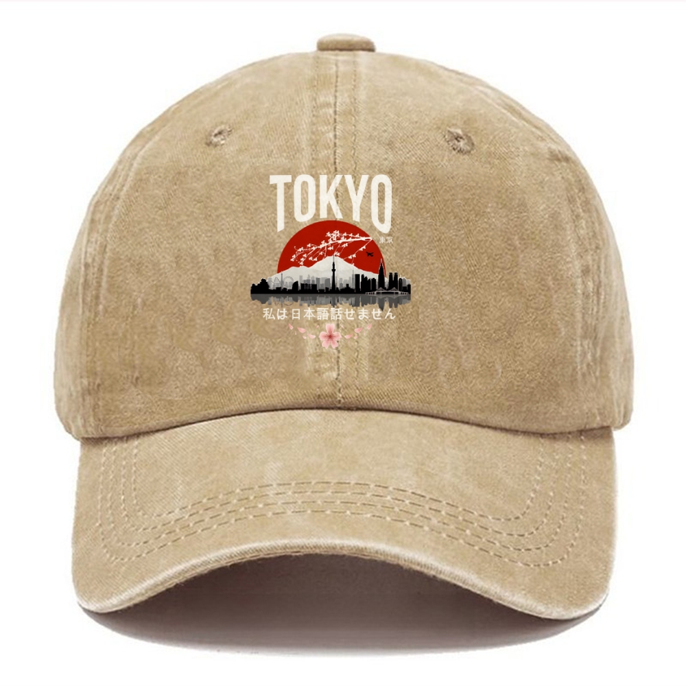  I don’t speak Japanese Washed Cap