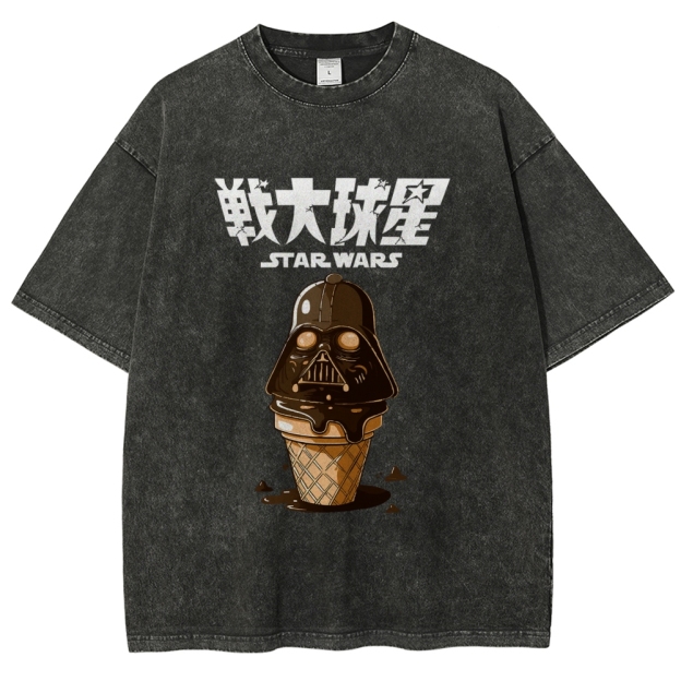 Star Wars Vintage Wash Japanese Design T-Shirt