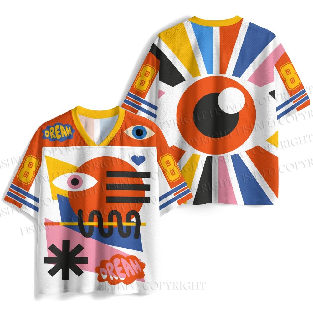 Bauhaus Eye Graffiti Jersey Shirts