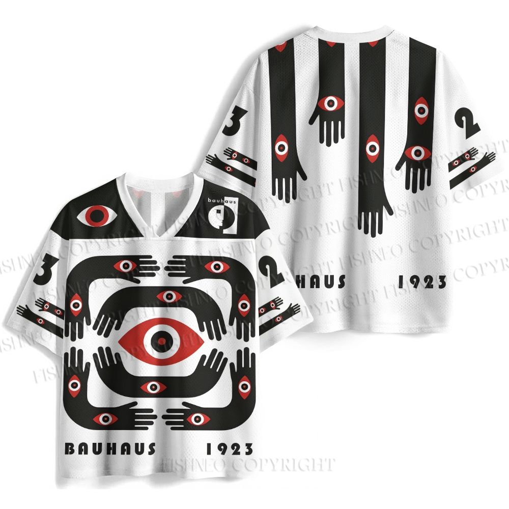 Bauhaus Black Arms And Red Eyes Jersey Shirts