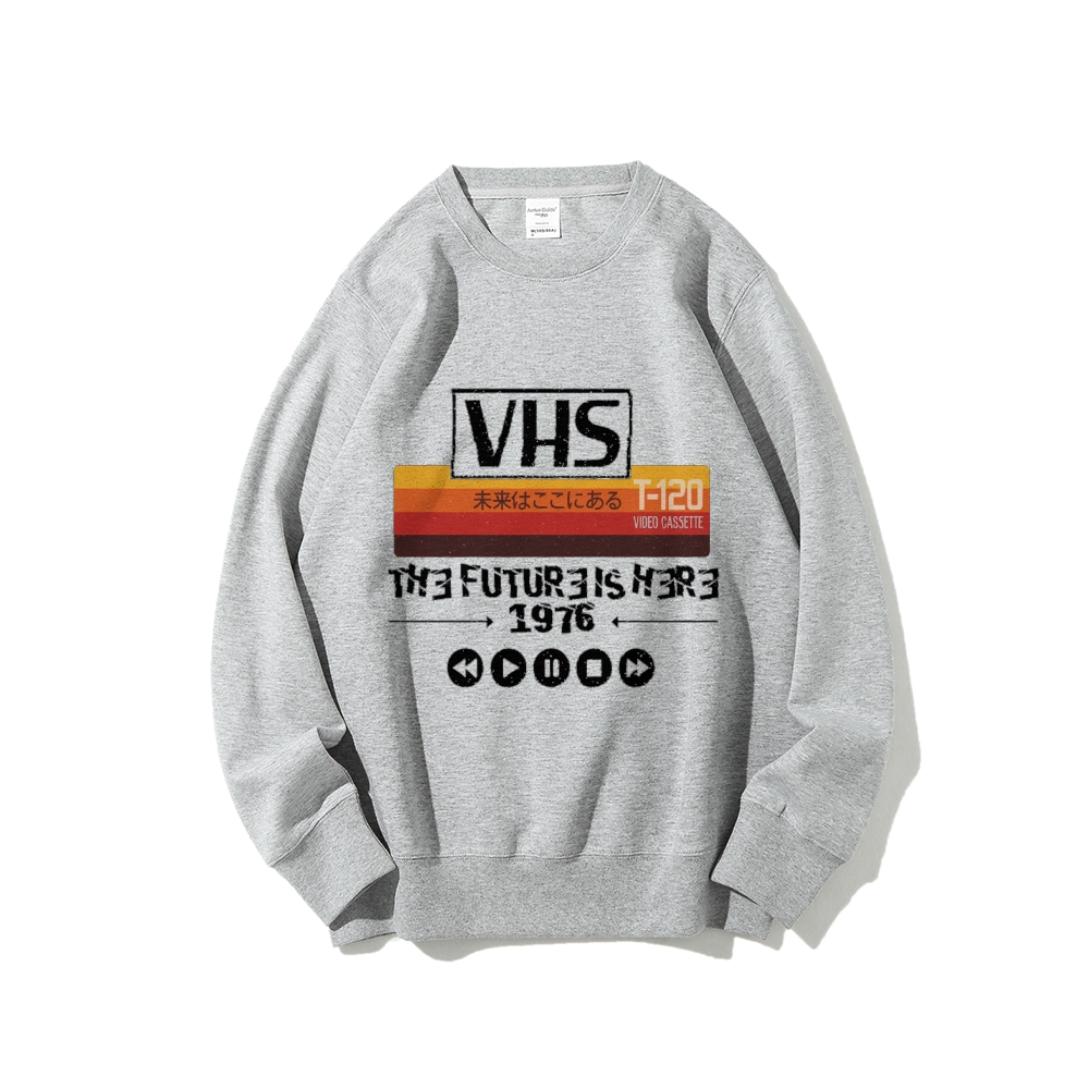 The Future Is Here T-120 Retro VHS Japanese Cotton Sweatshirt