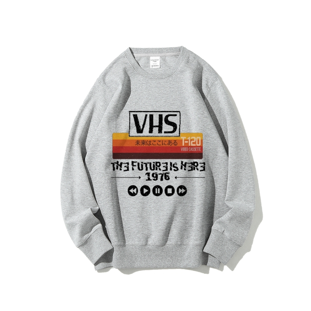 The Future Is Here T-120 Retro VHS Japanese Cotton Sweatshirt
