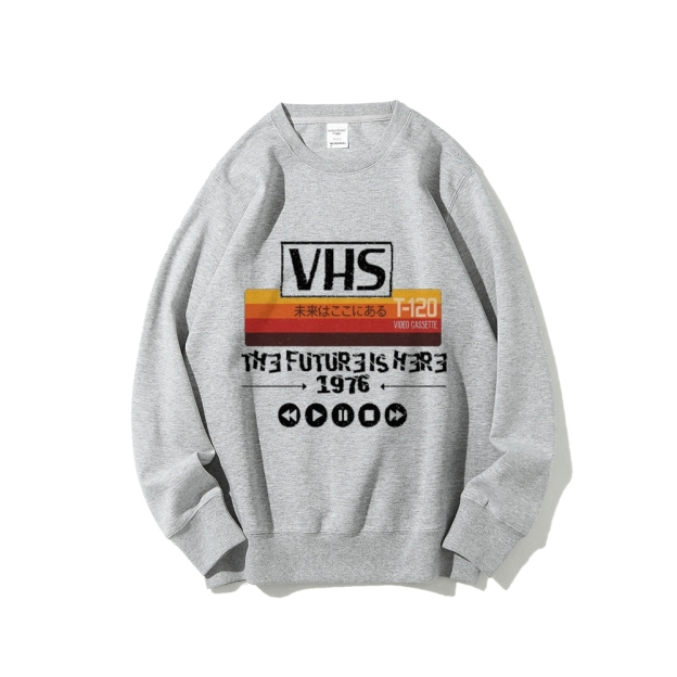 The Future Is Here T-120 Retro VHS Japanese Cotton Sweatshirt