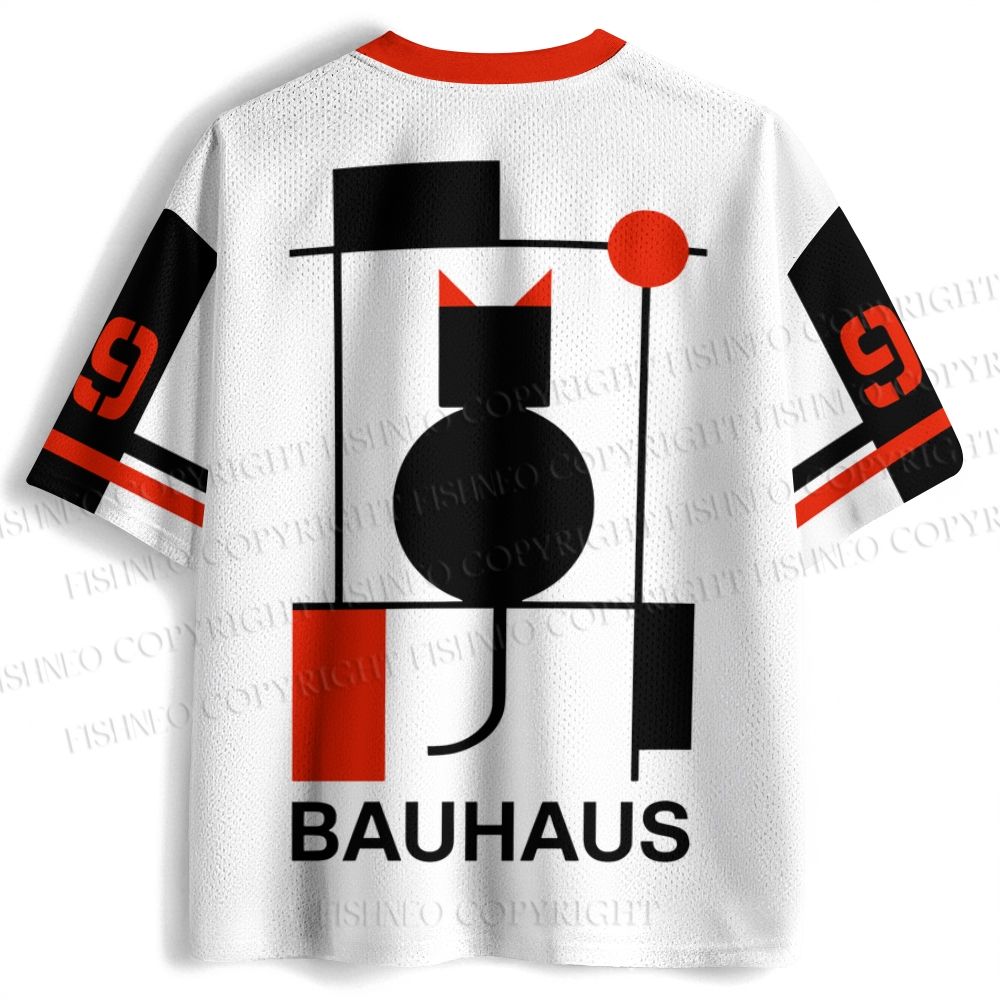 Bauhaus Cat Jersey Shirts