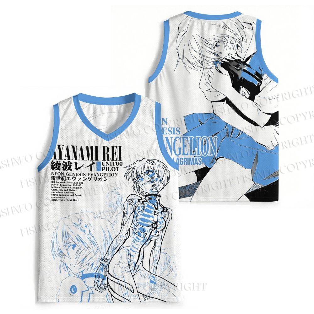 Neon Genesis Evangelion Rei Jersey Tank