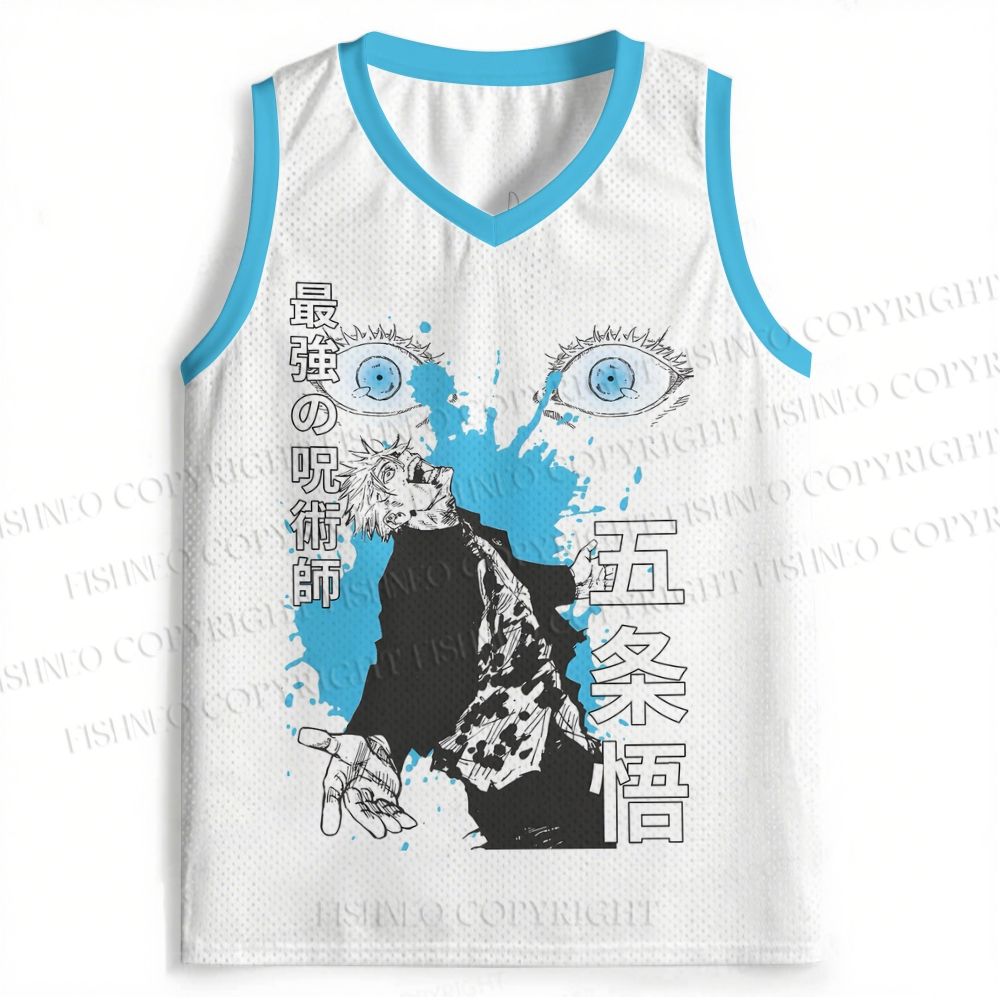 Jujutsu Kaisen Satoru Gojo Printed Jersey Tank