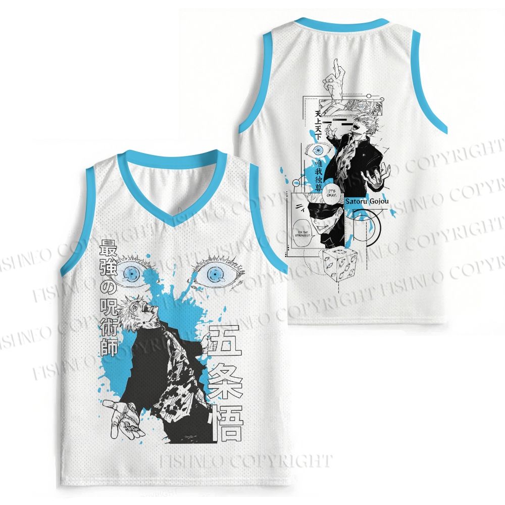 Jujutsu Kaisen Satoru Gojo Printed Jersey Tank