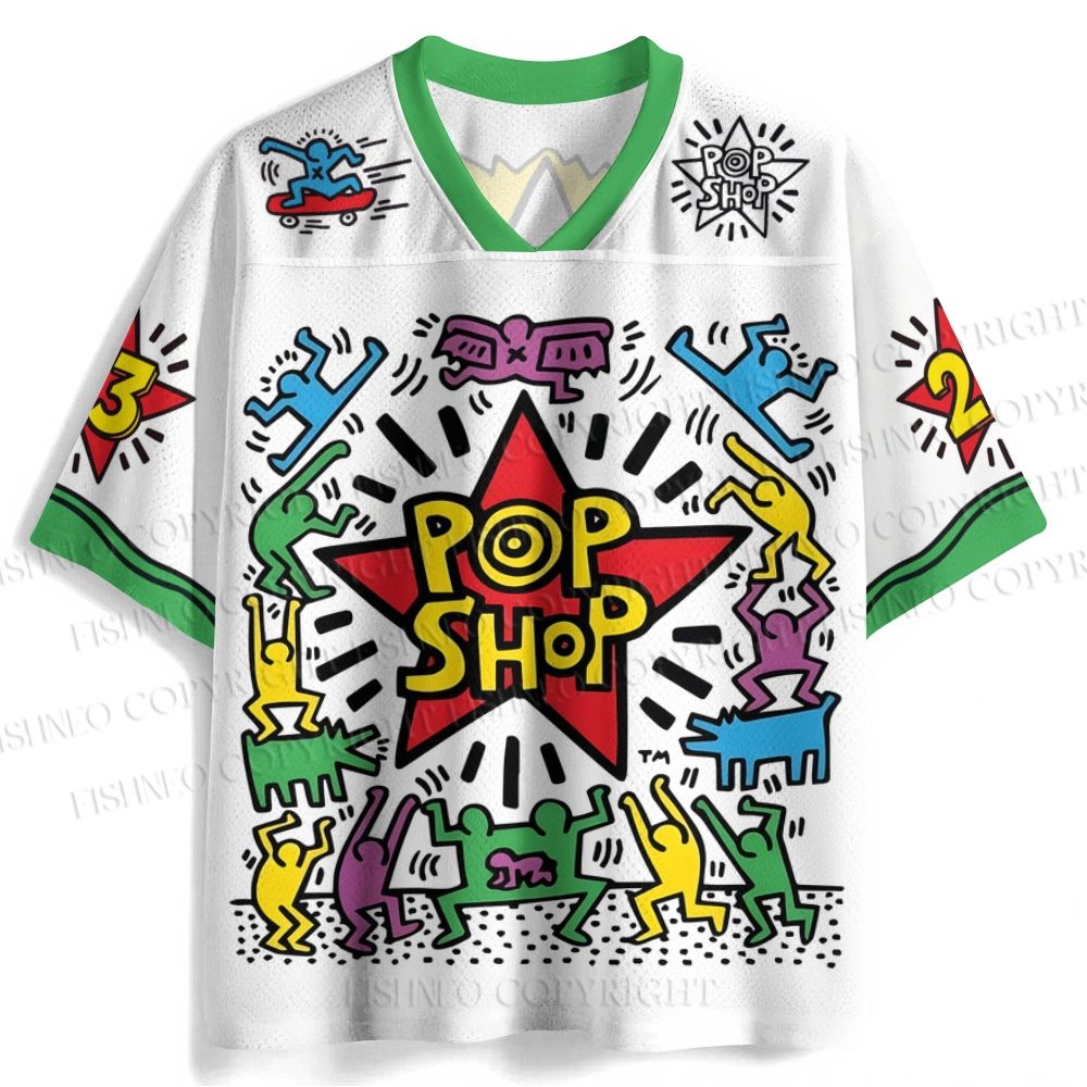 Keith Haring Pop Shop Jersey Shirts