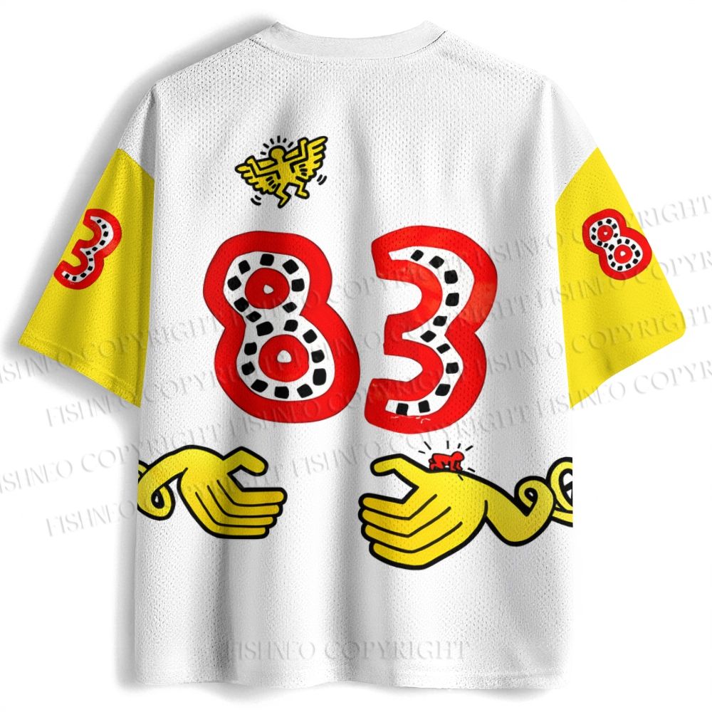 Keith Haring Number 83 Jersey Shirts