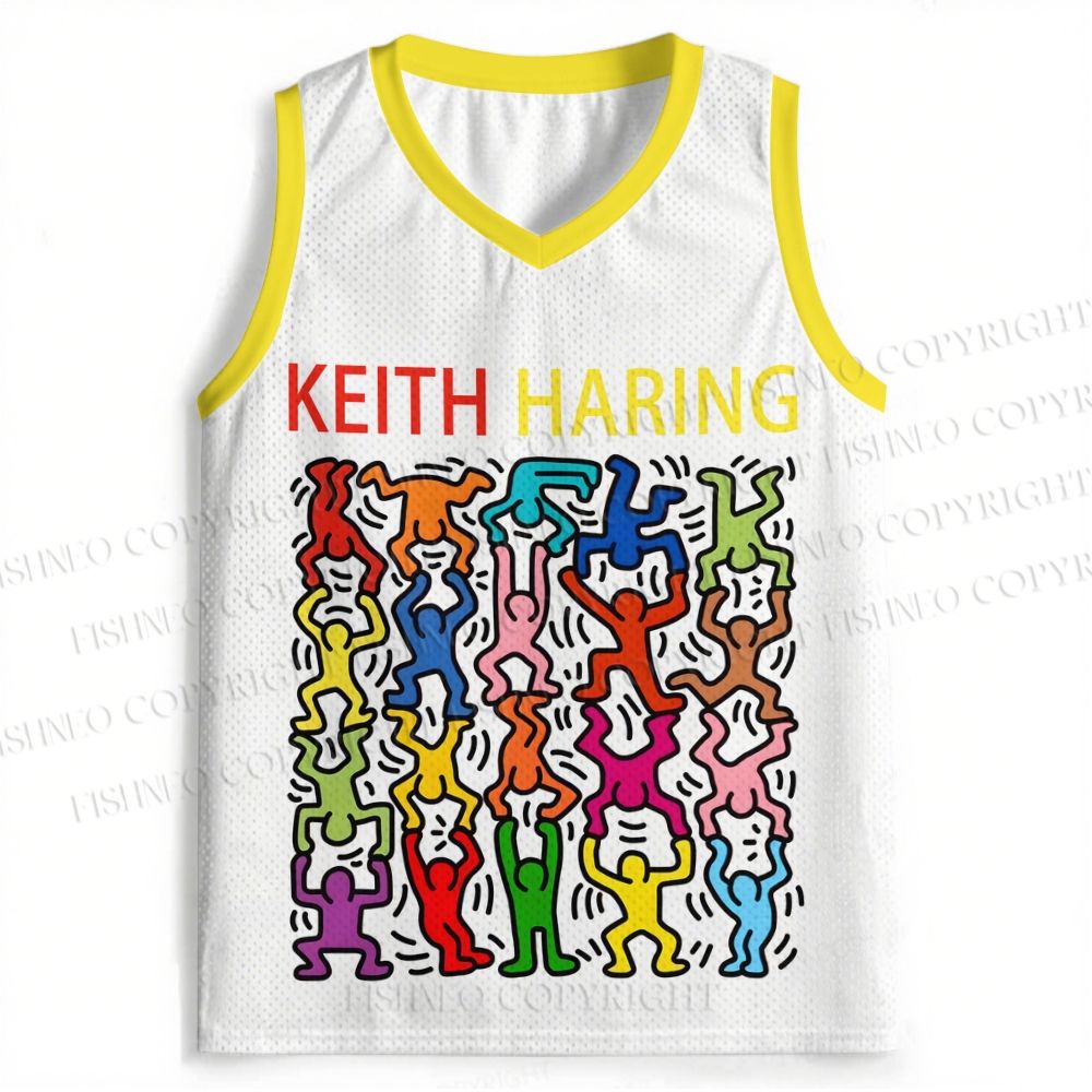 Keith Haring Acrobats Jersey Tank
