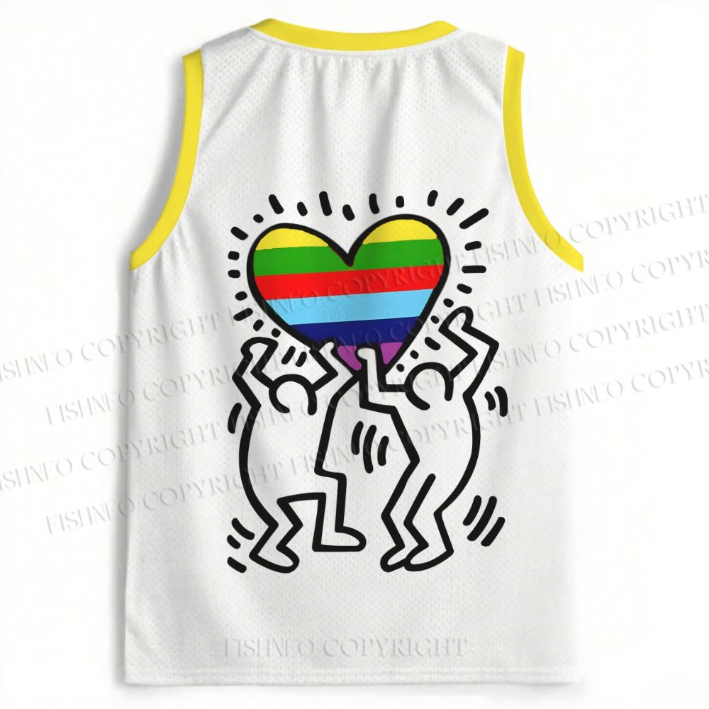 Keith Haring Acrobats Jersey Tank