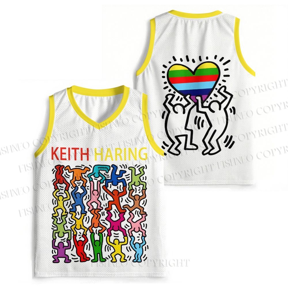 Keith Haring Acrobats Jersey Tank