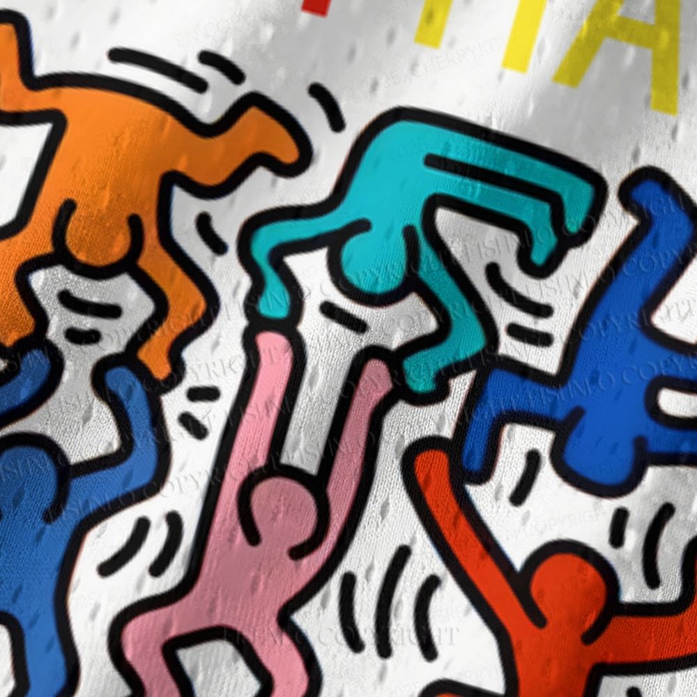 Keith Haring Acrobats Jersey Tank