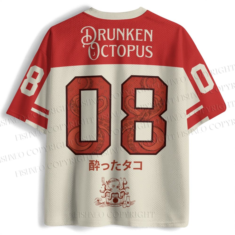 Drunken Octopus Japan Jersey Shirts