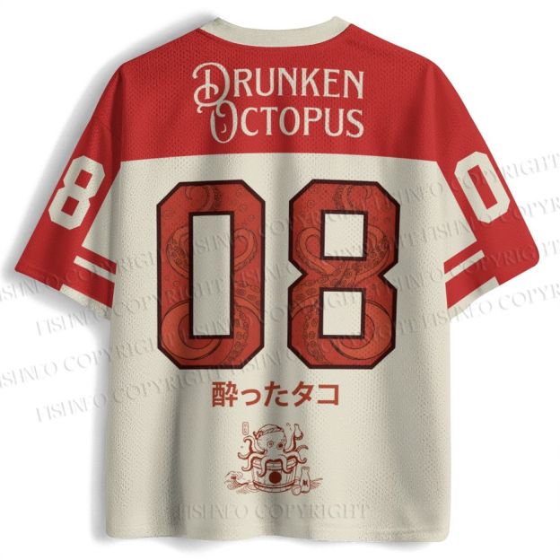 Drunken Octopus Japan Jersey Shirts