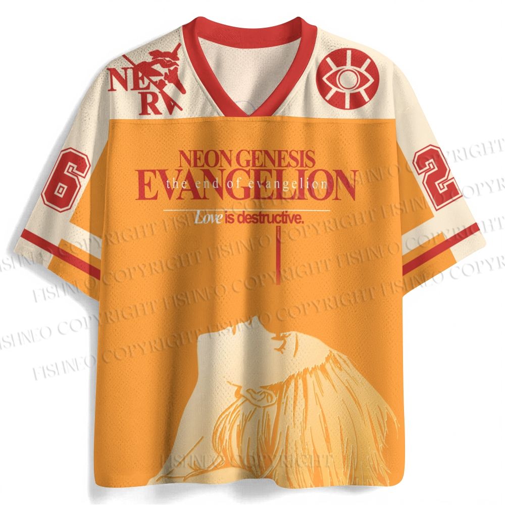 Neon Genesis Evangelion Jersey Shirts