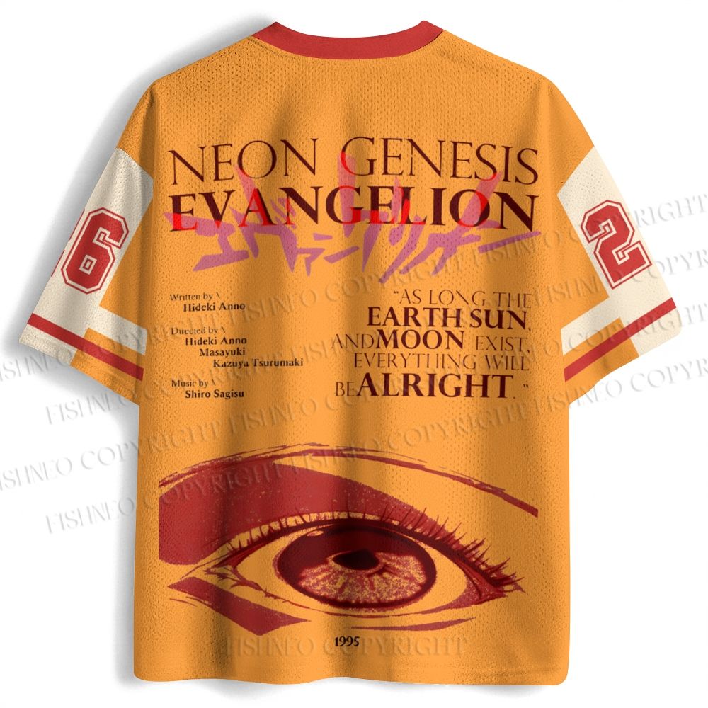 Neon Genesis Evangelion Jersey Shirts