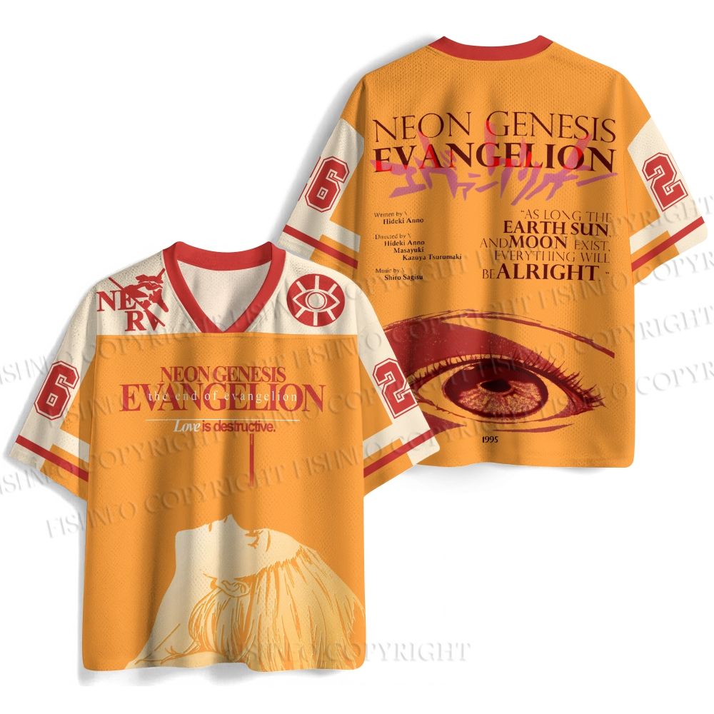 Neon Genesis Evangelion Jersey Shirts