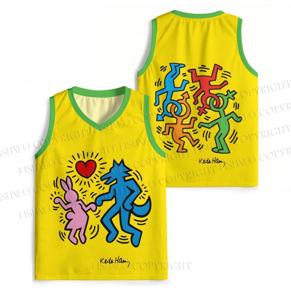 Keith Haring Furry Dance Jersey Tank