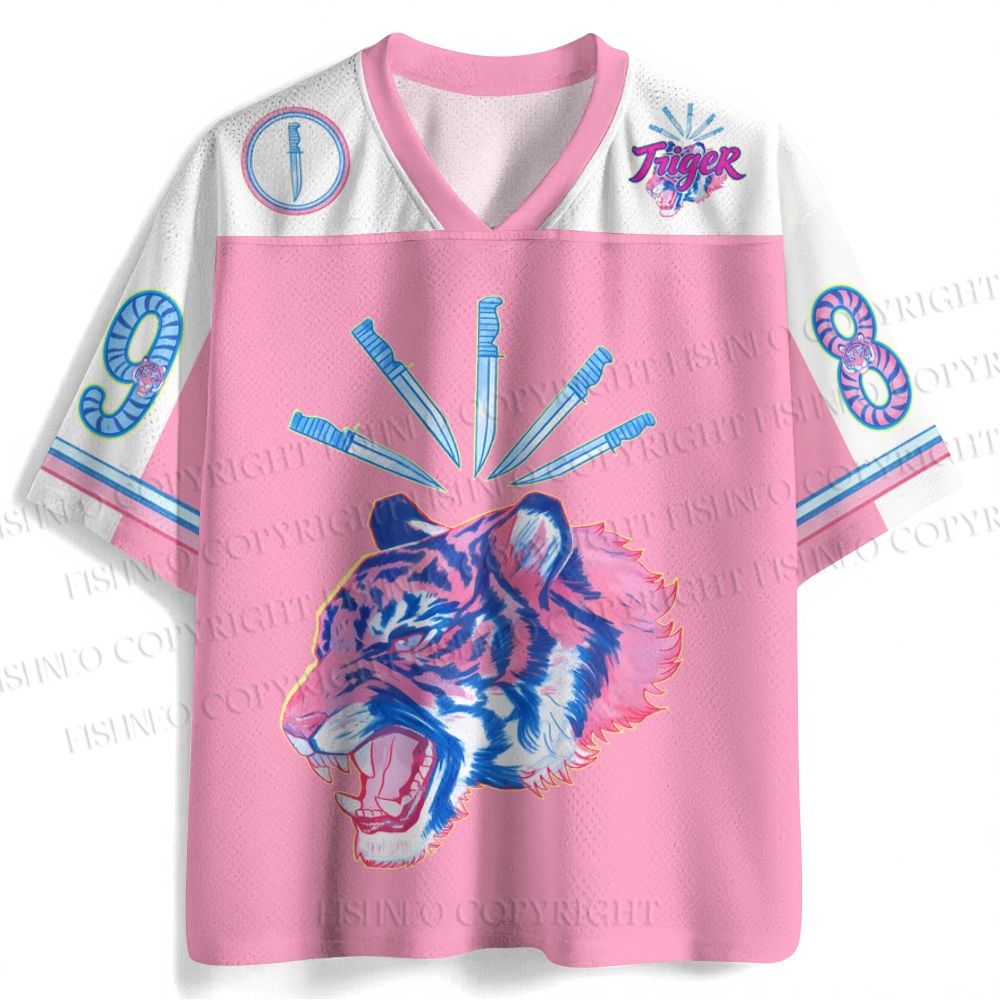 Tiger Head And Dagger Jersey Shirts