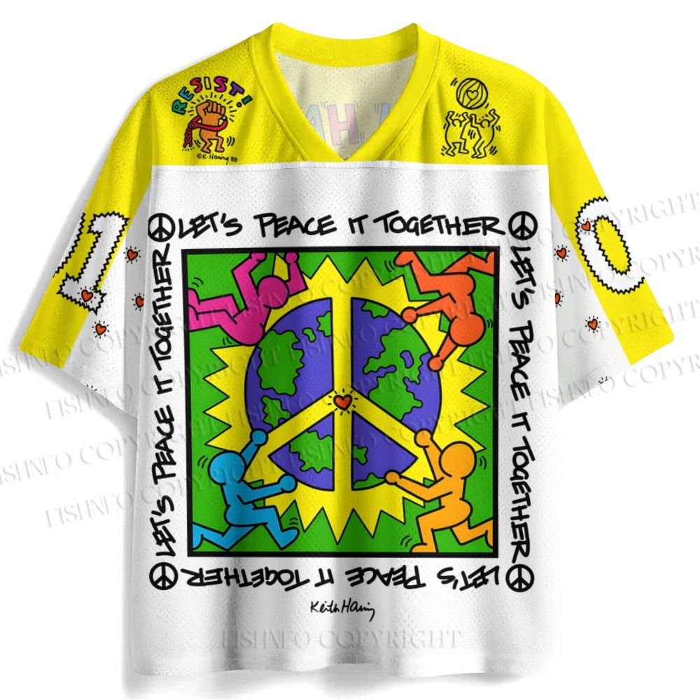 Let's Peace It Together Jersey Shirts