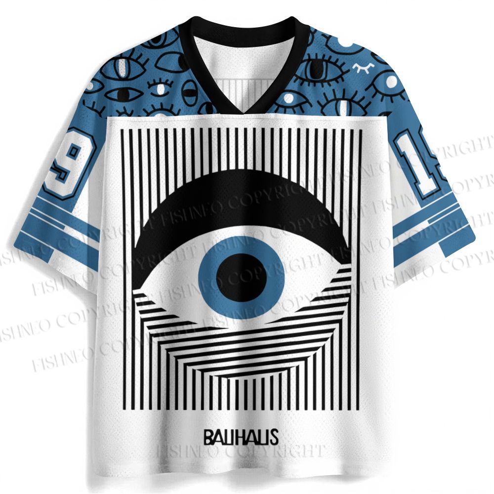 Bauhaus Blue Eye Jersey Shirts