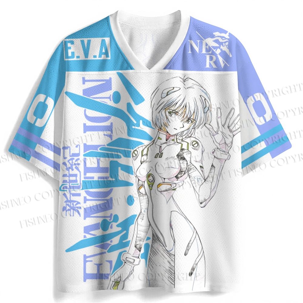 Neon Genesis Evangelion Rei Jersey Shirts
