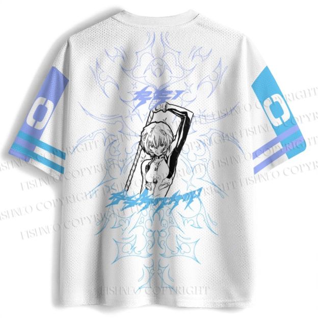 Neon Genesis Evangelion Rei Jersey Shirts